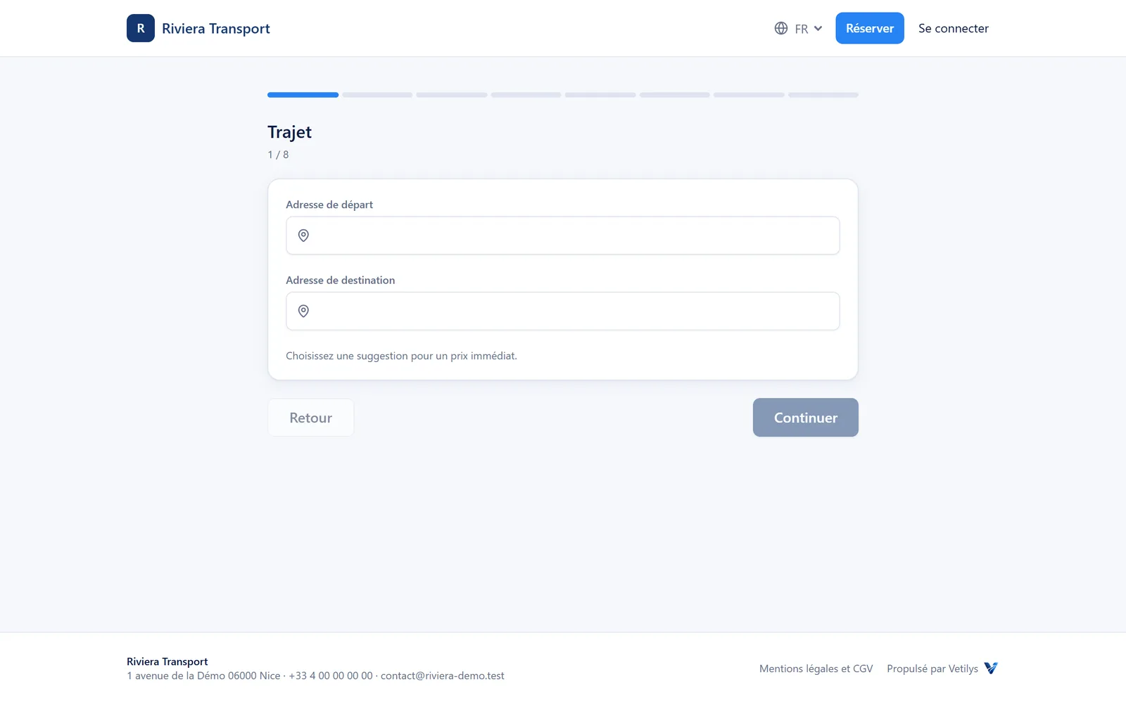 Capture du logiciel Vetilys