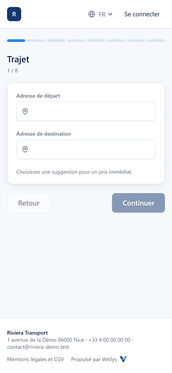 Réservation
